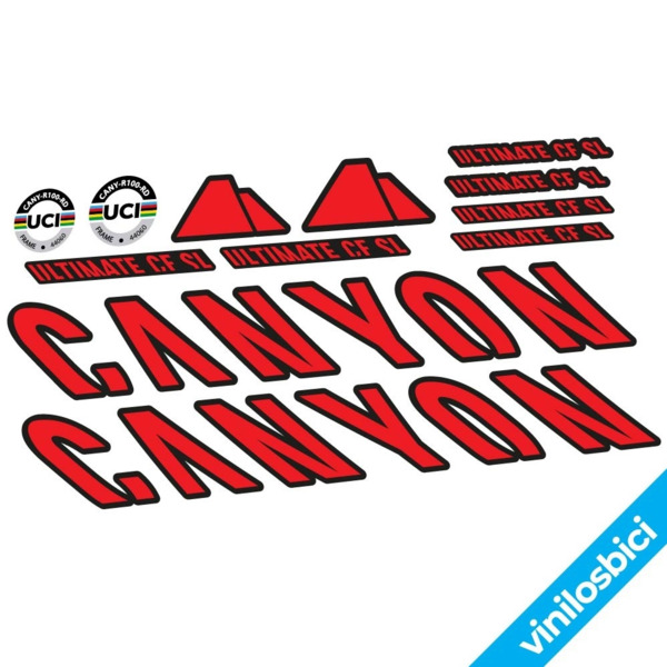 Canyon Ultimate CF SL 8 2023 Pegatinas en vinilo adhesivo Cuadro (18)
