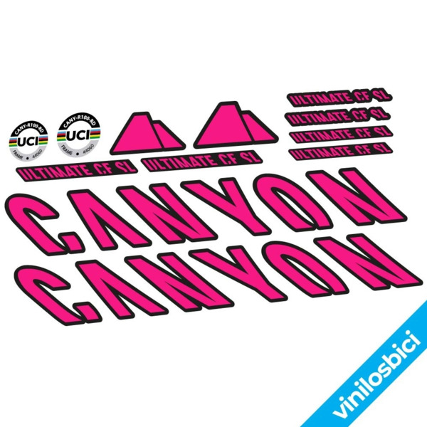 Canyon Ultimate CF SL 8 2023 Pegatinas en vinilo adhesivo Cuadro (20)