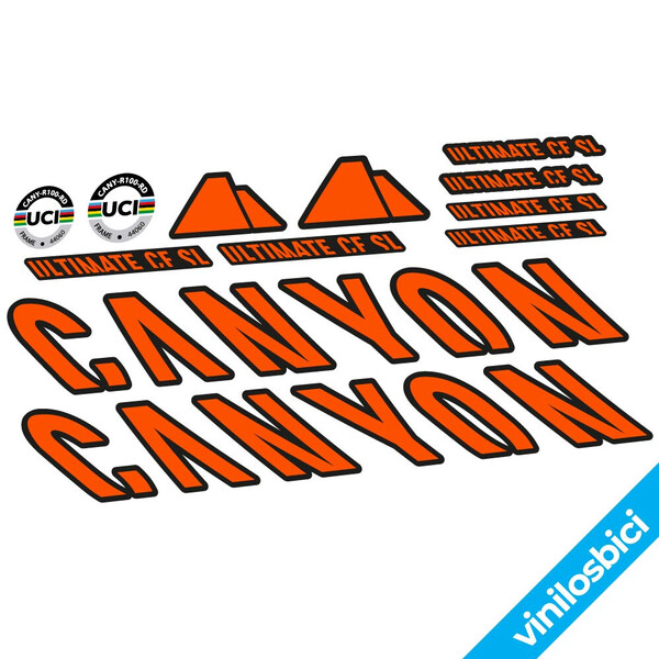 Canyon Ultimate CF SL 8 2023 Pegatinas en vinilo adhesivo Cuadro