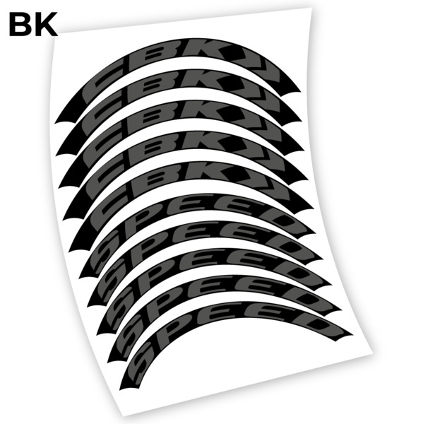 CBK Speed pegatinas en vinilo adhesivo llantas perfil 50