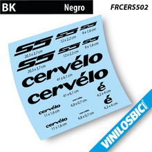 Cervélo S5 pegatinas en vinilo adhesivo para cuadro