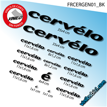 Cervélo pegatinas en vinilo adhesivo Cuadro