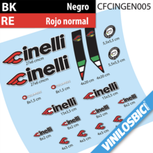 Cinelli Vinilos bici clasica