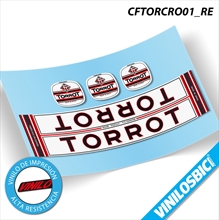 Torrot Cross pegatinas en vinilo adhesivo bici clasica