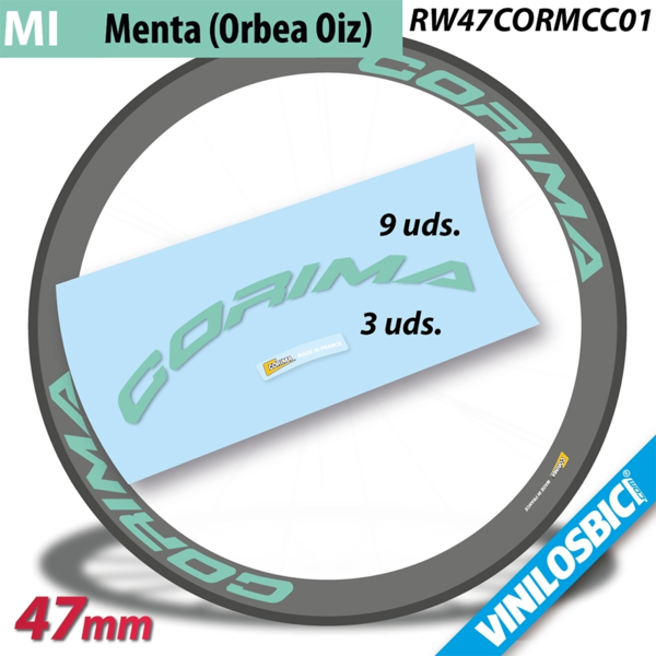 Corima MCC DX 47mm pegatinas en vinilo adhesivo llantas (1)