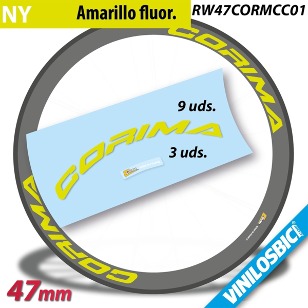 Corima MCC DX 47mm pegatinas en vinilo adhesivo llantas (2)