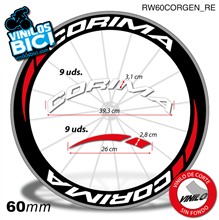 Corima vinilos adhesivos llanta perfil 60mm