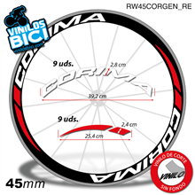 Corima vinilos adhesivos llanta perfil 45mm
