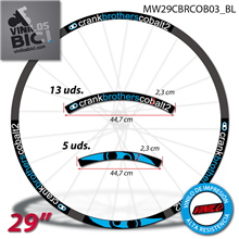 CrankBrothers Cobalt 2 vinilos adhesivos llantas