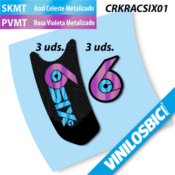 CRKRACNEX001 (SKMTPVMT (Azul Celeste Metalizado+Rosa Violeta Metalizado))