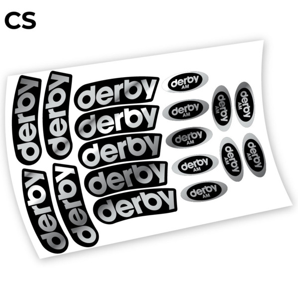 Derby Carbon AM Pegatinas en vinilo adhesivo llantas (6)