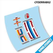 Derbi Rabasa Cross Jet pegatinas en vinilo adhesivo bici