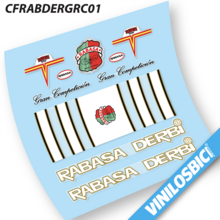 Derbi Rabasa Grand Competition pegatinas en vinilo adhesivo bici