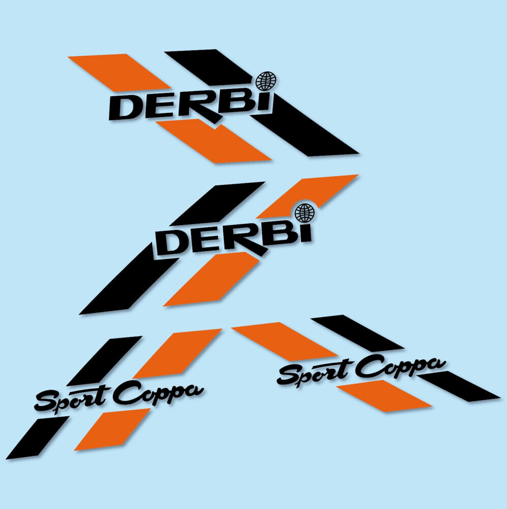 Derbi Sport Coppa Pegatinas en vinilo adhesivo