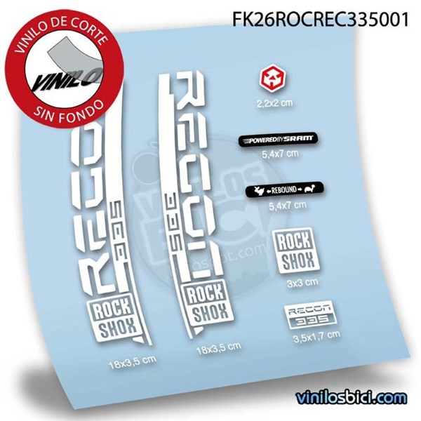 Rock Shox Recon 335 vinilos