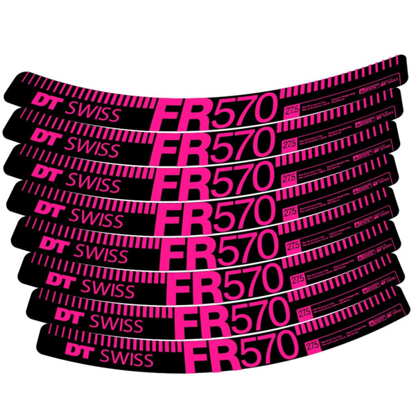 DT Swiss FR 570 Pegatinas en vinilo adhesivo Llanta MTB (20)