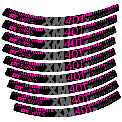 Pegatinas para Llanta MTB DT Swiss XM401 en vinilo adhesivo stickers graphics calcas adesivi autocollants