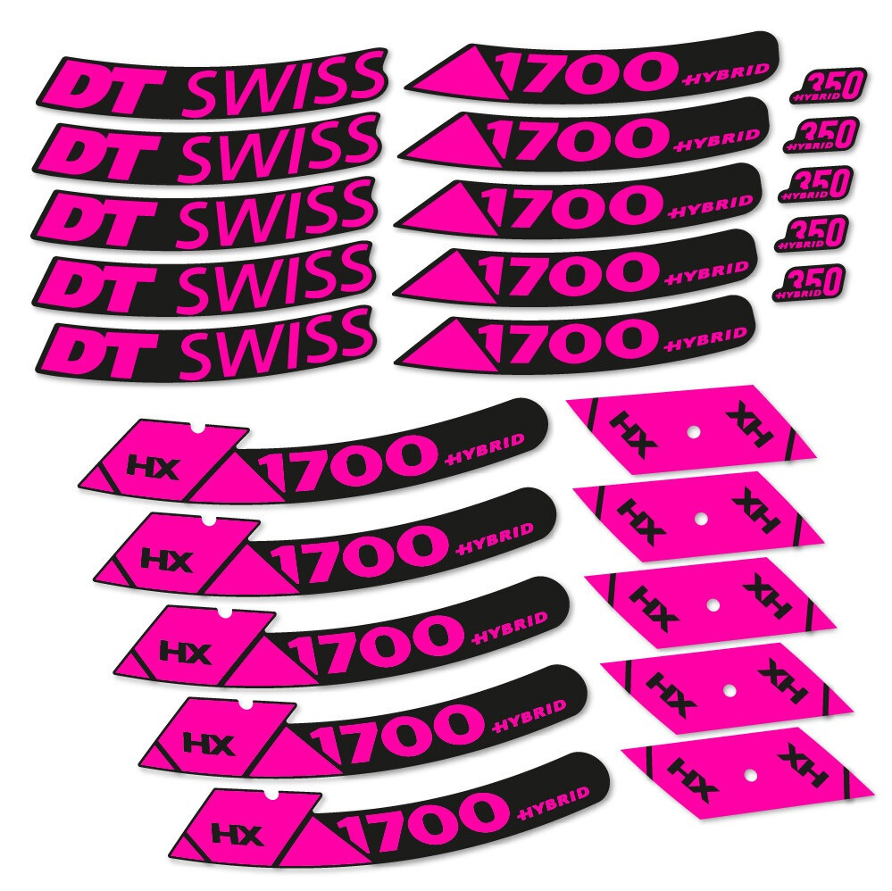 DT Swiss Hybrid HX 1700 Spline 29 Pegatinas en vinilo adhesivo Llanta MTB (1)