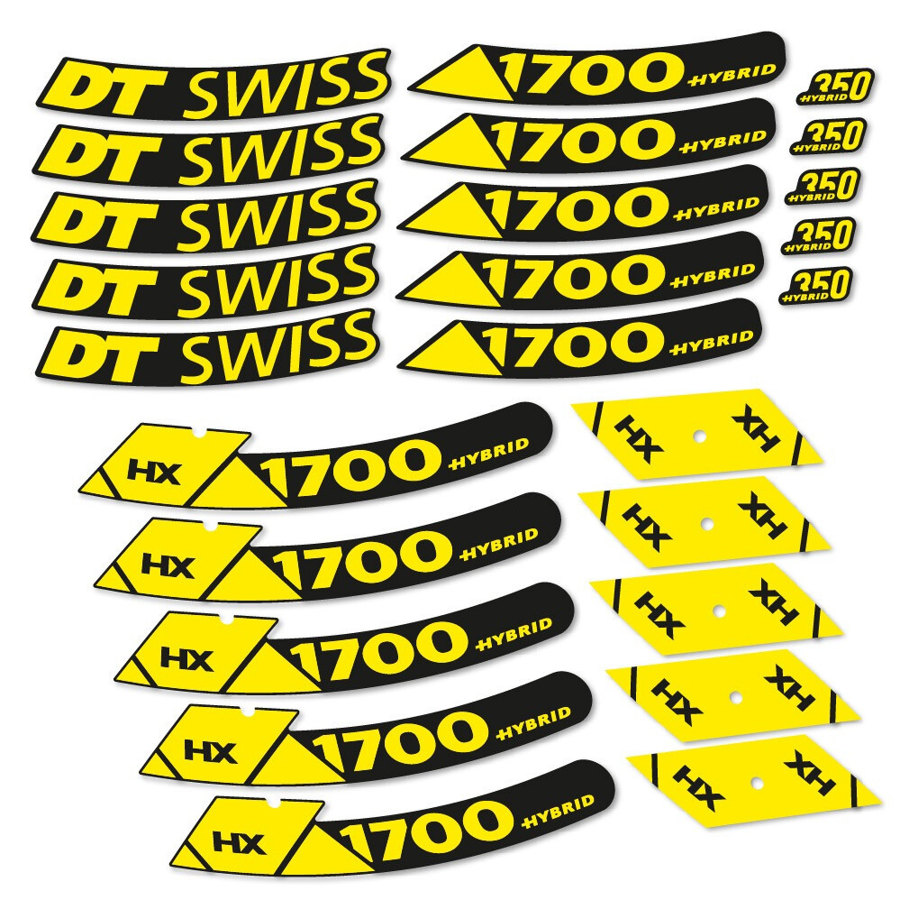 DT Swiss Hybrid HX 1700 Spline 29 Pegatinas en vinilo adhesivo Llanta MTB (3)