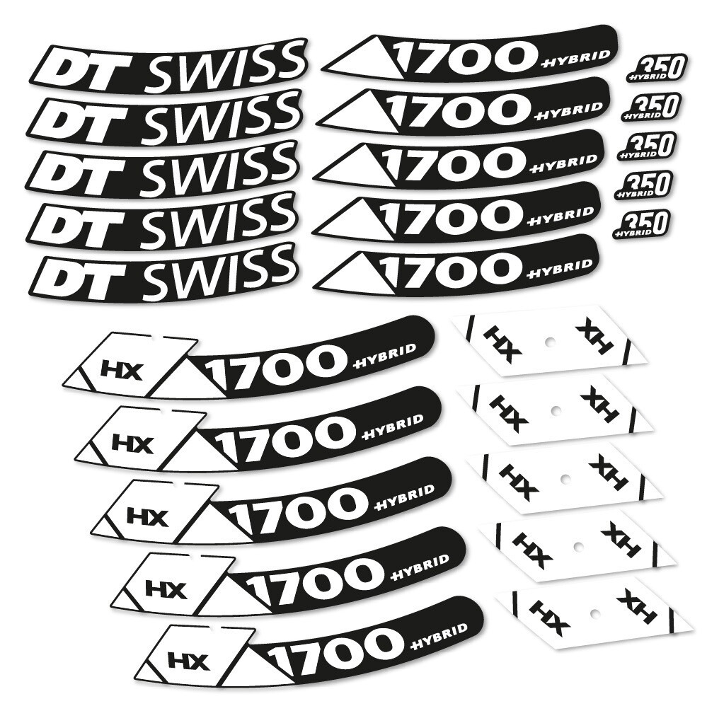 DT Swiss Hybrid HX 1700 Spline 29 Pegatinas en vinilo adhesivo Llanta MTB (6)