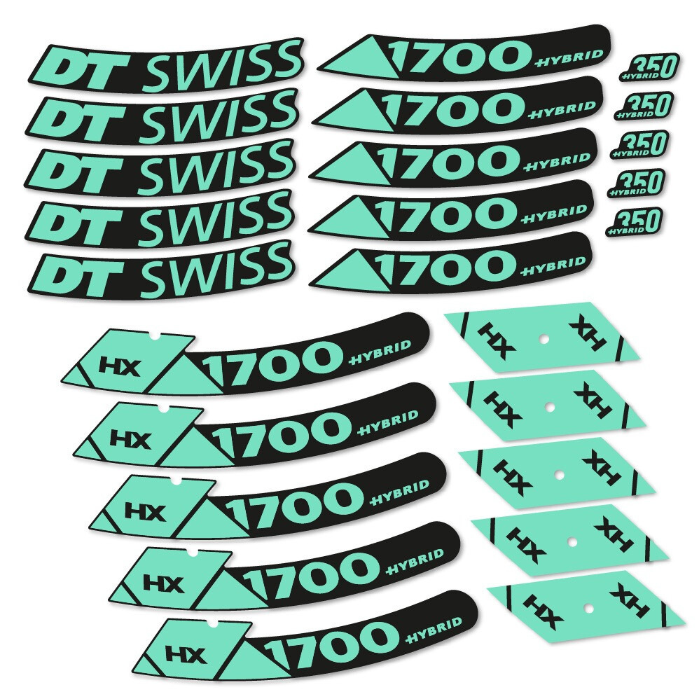 DT Swiss Hybrid HX 1700 Spline 29 Pegatinas en vinilo adhesivo Llanta MTB (9)