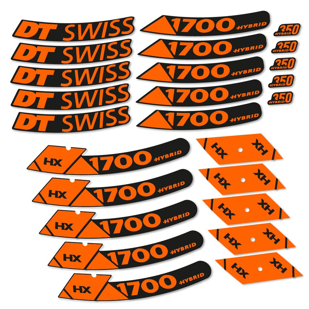 DT Swiss Hybrid HX 1700 Spline 29 Pegatinas en vinilo adhesivo Llanta MTB (11)