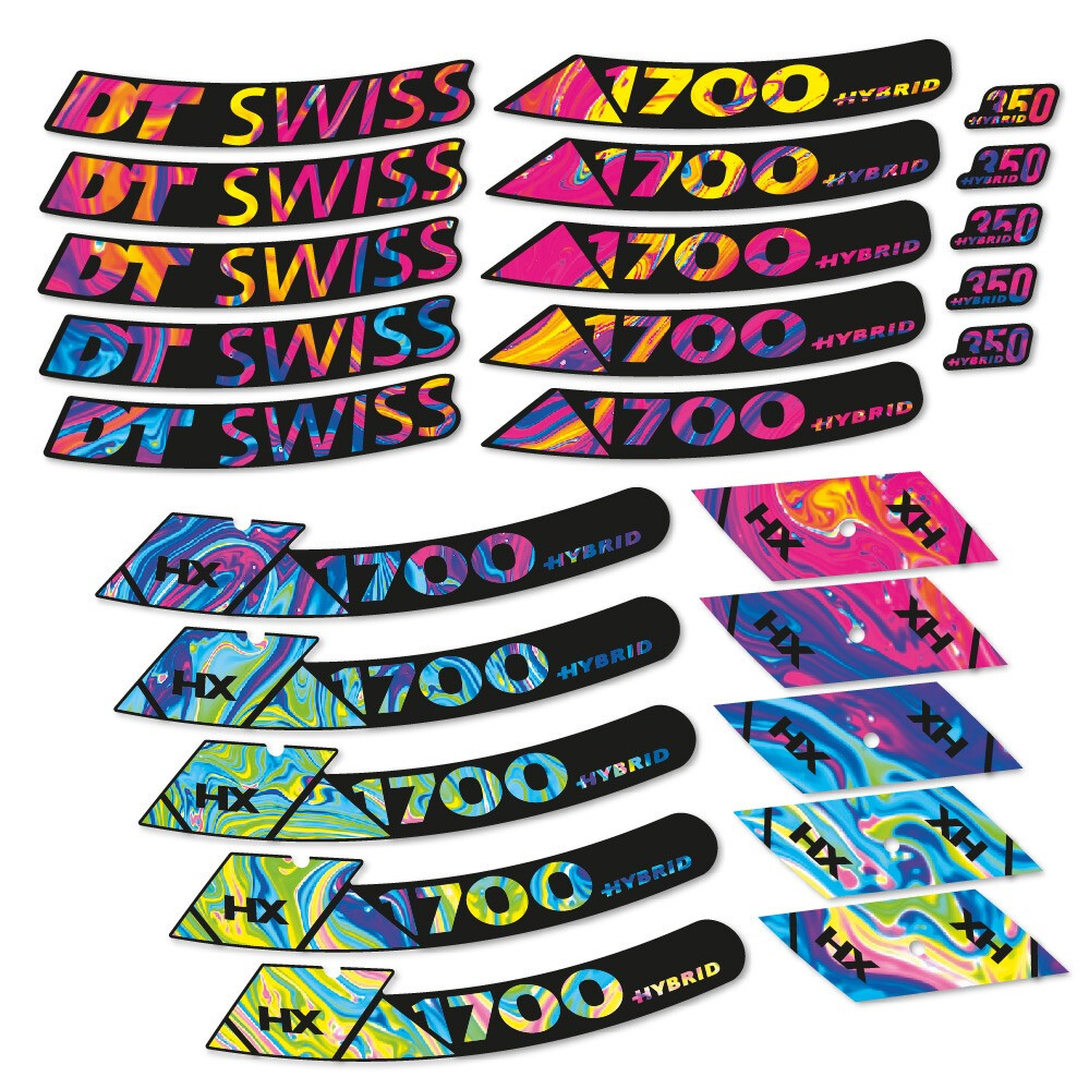 DT Swiss Hybrid HX 1700 Spline 29 Pegatinas en vinilo adhesivo Llanta MTB (17)
