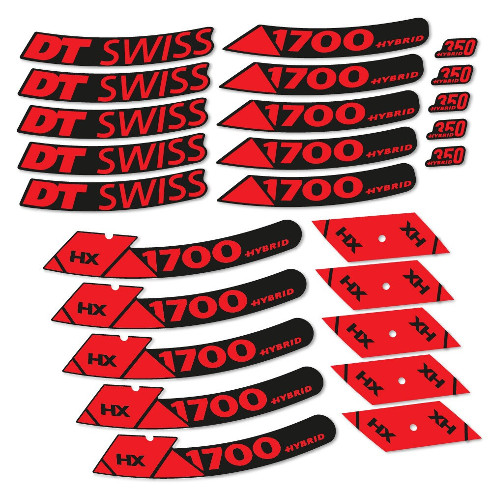DT Swiss Hybrid HX 1700 Spline 29 Pegatinas en vinilo adhesivo Llanta MTB (19)