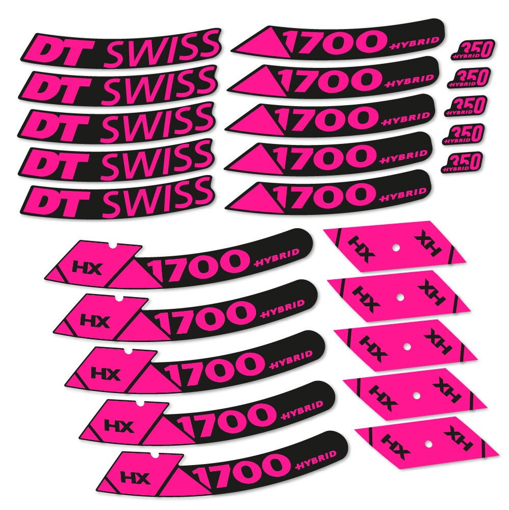 DT Swiss Hybrid HX 1700 Spline 29 Pegatinas en vinilo adhesivo Llanta MTB (20)