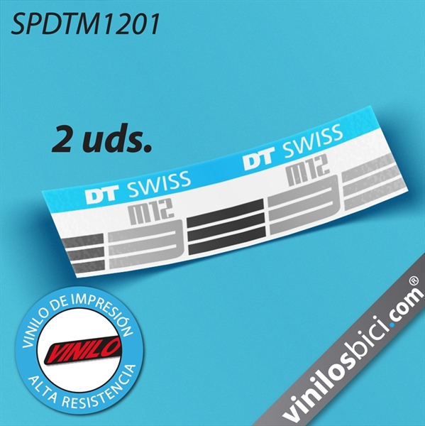 DT Swiss M12 pegatinas en vinilo adhesivo