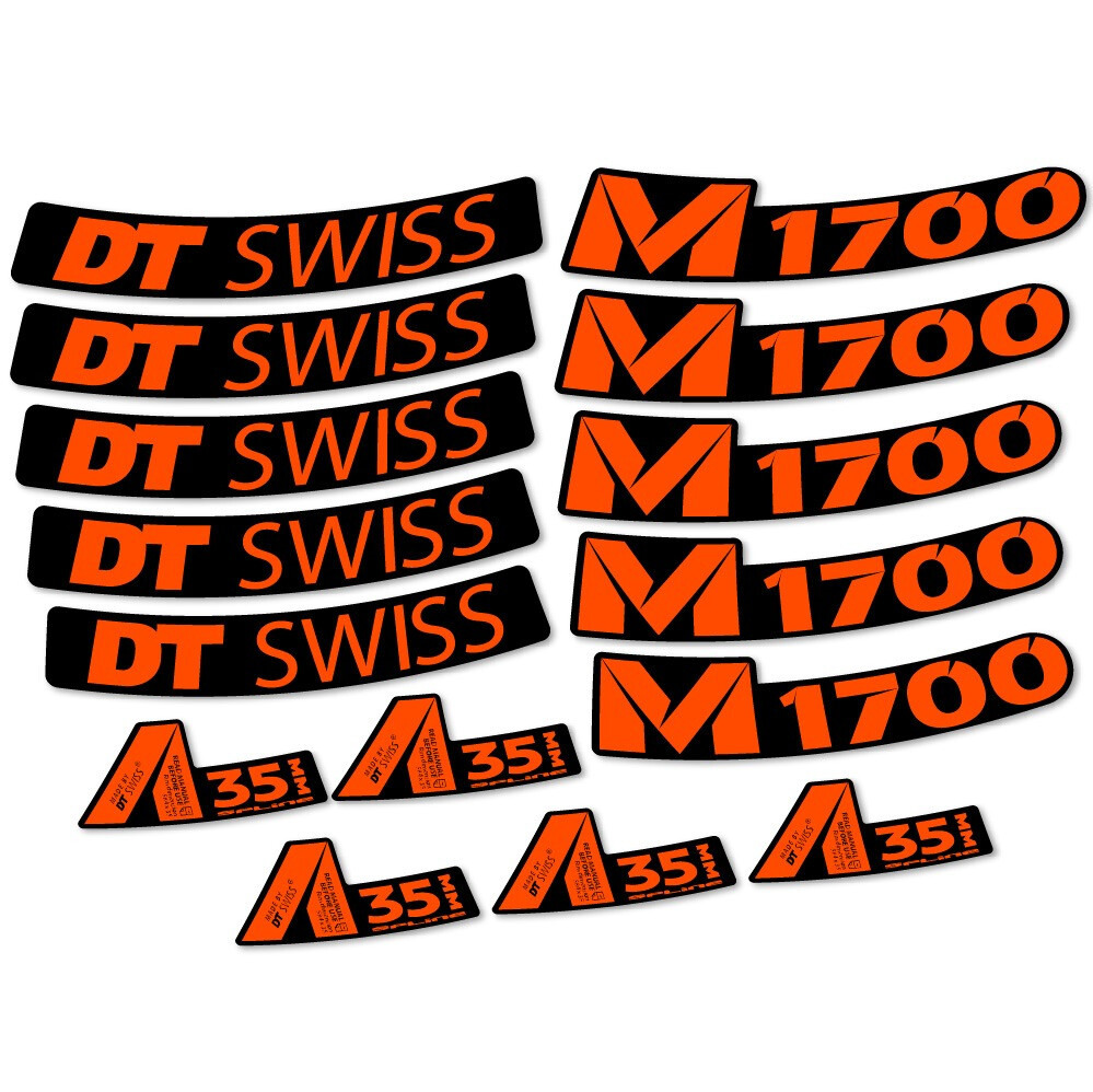 DT Swiss M1700 Pegatinas en vinilo adhesivo Llanta MTB (10)