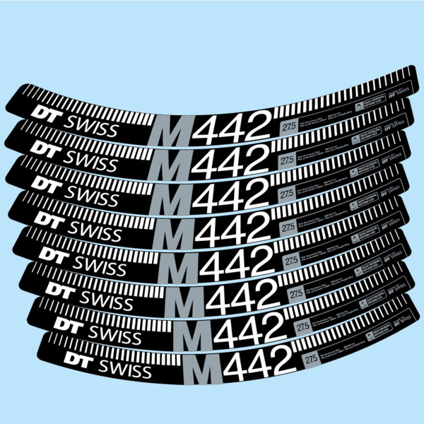 DT Swiss M442 Pegatinas en vinilo adhesivo Llanta MTB (6)