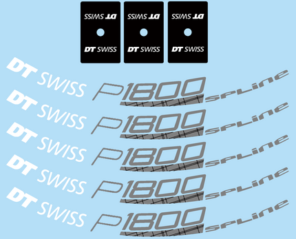 Pegatinas para Llanta Carretera DT Swiss P1800 Spline perfil 32 mm en vinilo adhesivo