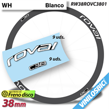 Roval C38 disc, pegatinas en vinilo adhesivo