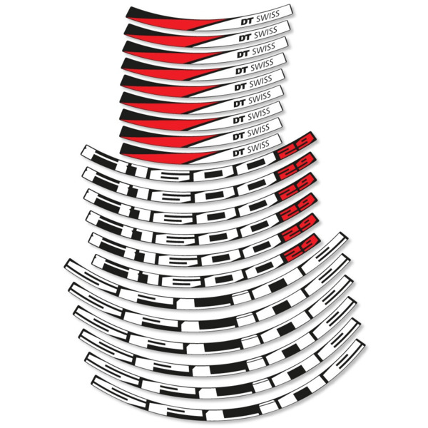 DT Swiss Spline X1600 Pegatinas en vinilo adhesivo Llanta MTB (19)
