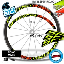 Speedsix First CL 38mm vinilos