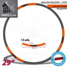 KTM vinilos adhesivos llantas