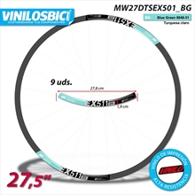 DT Swiss EX511 Pegatinas pegatinas en vinilo adhesivo llantas 27,5