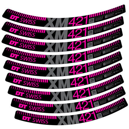 Pegatinas para Llanta MTB DT Swiss XM421 en vinilo adhesivo stickers graphics calcas adesivi autocollants