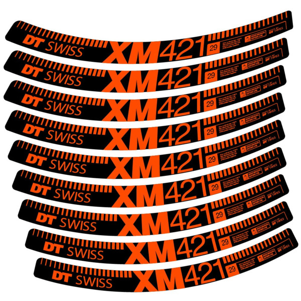 DT Swiss XM421 Pegatinas en vinilo adhesivo Llanta MTB (10)