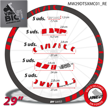 DT Swiss XMC1200 Vinilos llanta 29"
