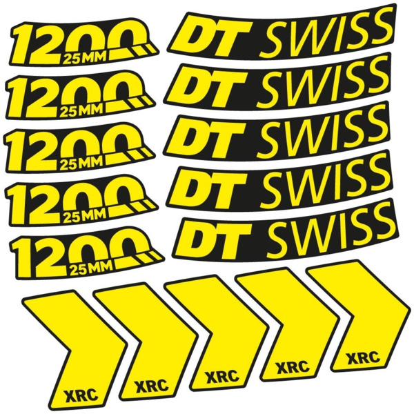 DT Swiss XRC 1200 25mm Pegatinas en vinilo adhesivo Llantas MTB (1)