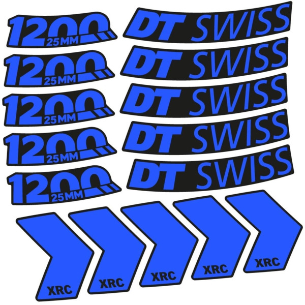 DT Swiss XRC 1200 25mm Pegatinas en vinilo adhesivo Llantas MTB (5)