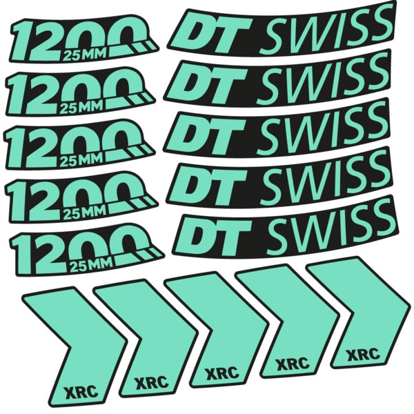 DT Swiss XRC 1200 25mm Pegatinas en vinilo adhesivo Llantas MTB (9)
