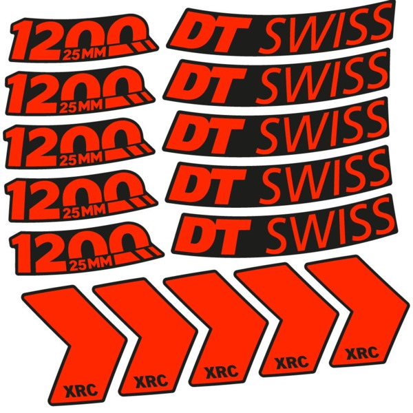 DT Swiss XRC 1200 25mm Pegatinas en vinilo adhesivo Llantas MTB (18)