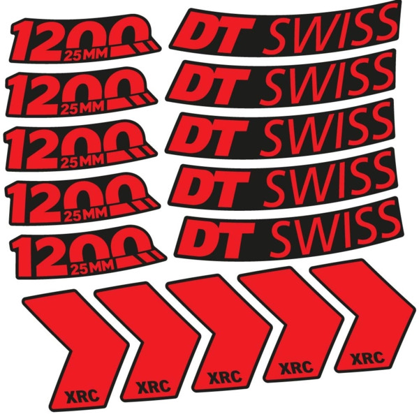 DT Swiss XRC 1200 25mm Pegatinas en vinilo adhesivo Llantas MTB (19)