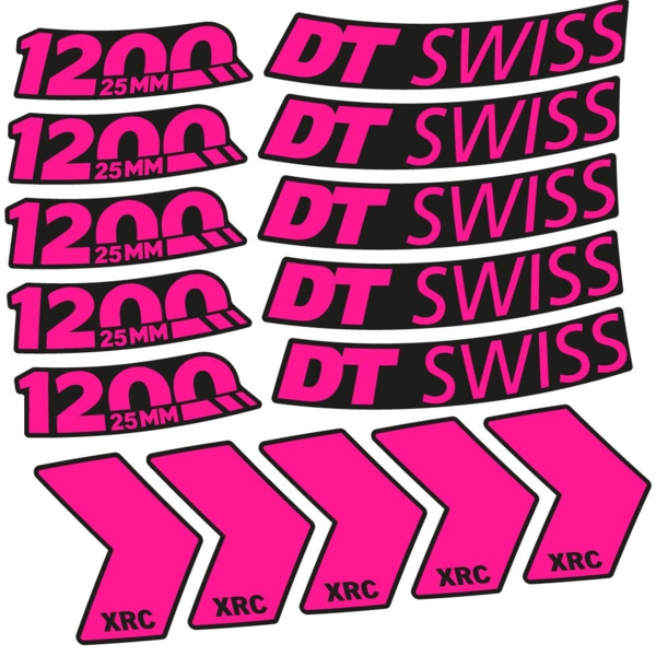 DT Swiss XRC 1200 25mm Pegatinas en vinilo adhesivo Llantas MTB (20)