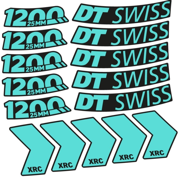 DT Swiss XRC 1200 25mm Pegatinas en vinilo adhesivo Llantas MTB (22)