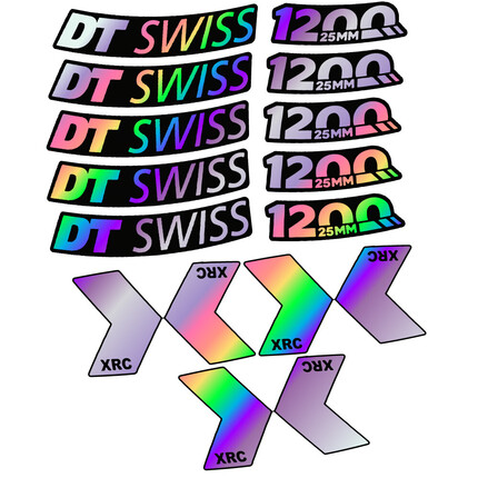 Pegatinas para DT Swiss XRC 1200 Spline 25mm 2020 Llantas MTB en vinilo adhesivo vinilo adhesivo stickers decals graphics calcas vinilos vinyl