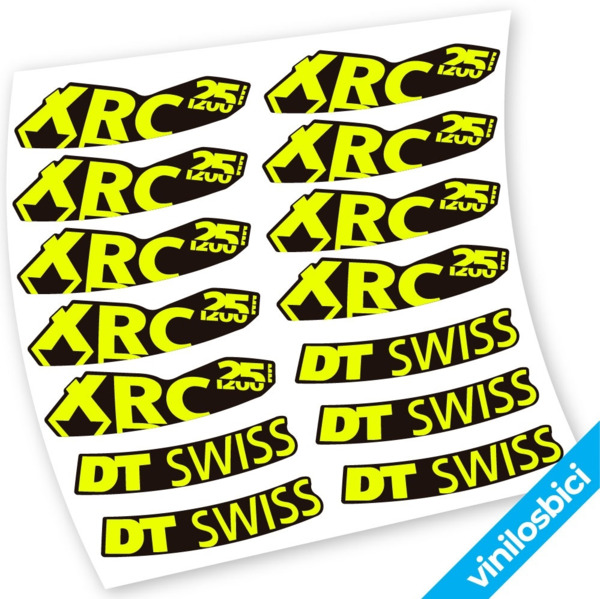 DT Swiss XRC 25 1200 Pegatinas en vinilo adhesivo llantas (5)